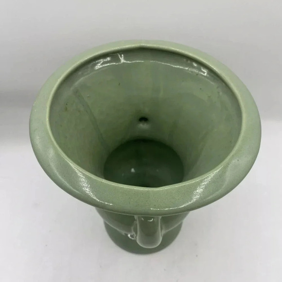 Vintage Haeger Aqua Trophy Urn Vase - Picture 5 of 11